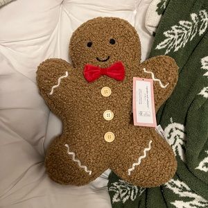 cupcakes and cashmere gingerbread pillow